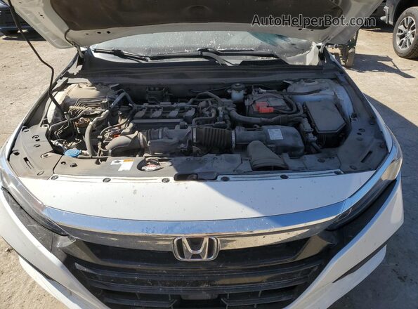 1HGCV1F19KA017155 2019 HONDA ACCORD White Widok wnętrza z tyłu