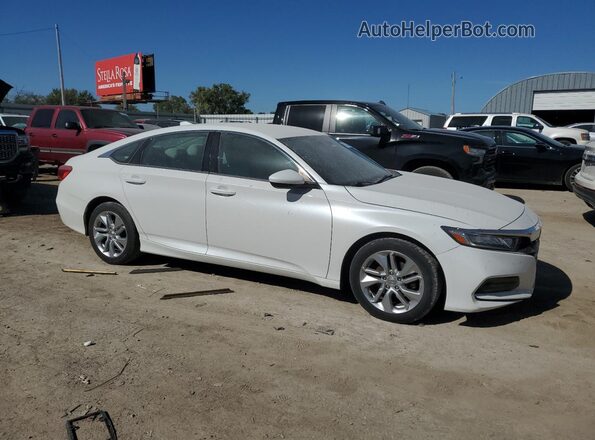 1HGCV1F19KA017155 2019 HONDA ACCORD White Przód prawy