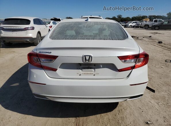 1HGCV1F19KA017155 2019 HONDA ACCORD White Widok z tyłu