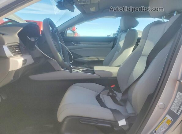 1HGCV1F19KA056246 2019 HONDA ACCORD Silver წინა სალონის ხედი