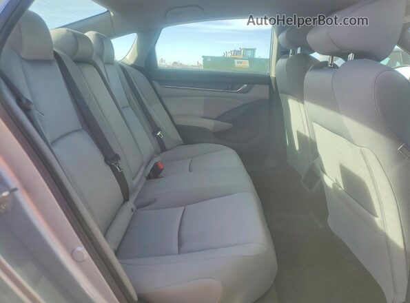 1HGCV1F19KA056246 2019 HONDA ACCORD Silver უკანა სავარძლების ხედი