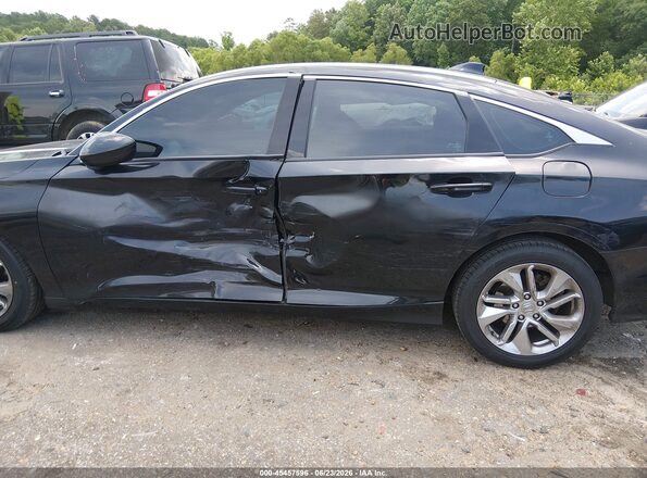 1HGCV1F19KA172353 2019 HONDA ACCORD Black წინა ხედი