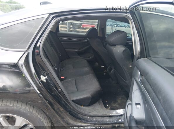 1HGCV1F19KA172353 2019 HONDA ACCORD Black VIN კოდის სტიკერის ხედი