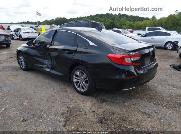 1HGCV1F19KA172353 2019 HONDA ACCORD Black უკანა მარცხენა
