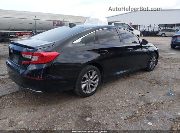 1HGCV1F19KA172353 2019 HONDA ACCORD Black უკანა მარჯვენა