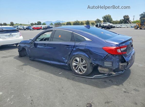 1HGCV1F19LA060833 2020 HONDA ACCORD Blue Trasero izquierdo