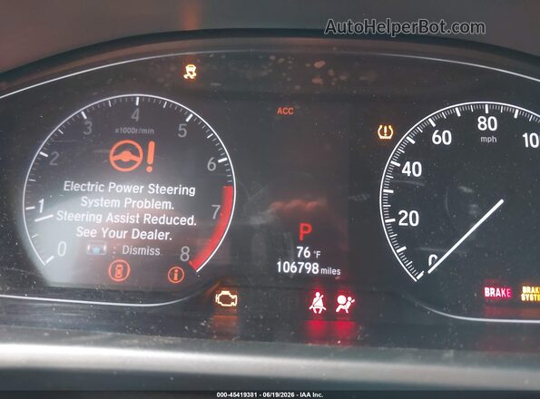1HGCV1F19LA080483 2020 HONDA ACCORD Black Vista interior de 360 grados
