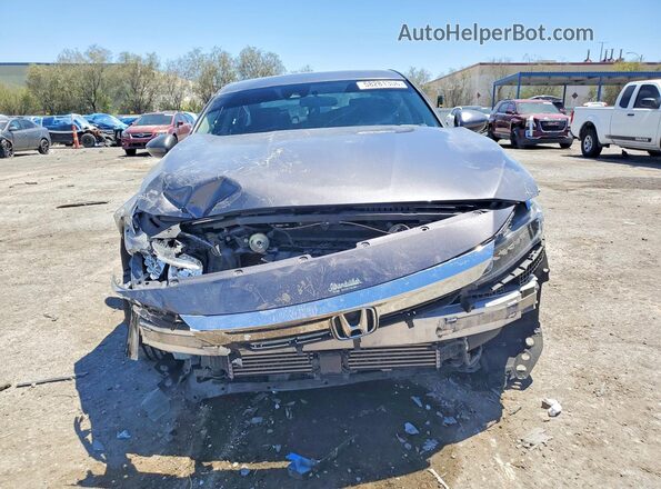 1HGCV1F19MA012203 2021 HONDA ACCORD Gray Դիմացի տեսք