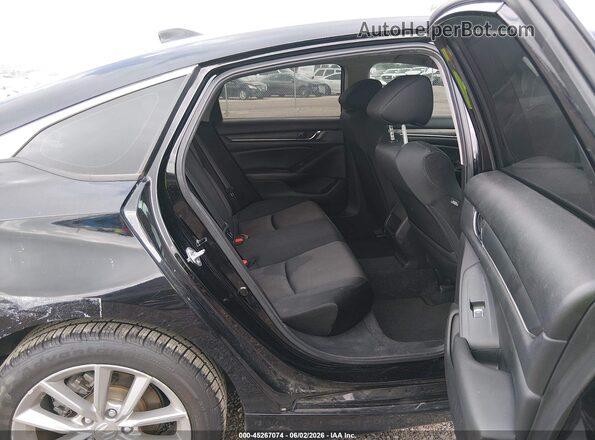 1HGCV1F19NA010081 2022 HONDA ACCORD Black Vista de la etiqueta del VIN