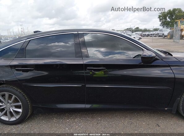 1HGCV1F19NA010081 2022 HONDA ACCORD Black Vista interior de 360 grados