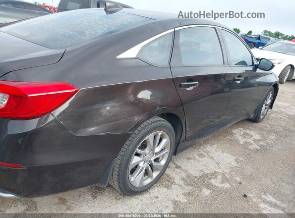 1HGCV1F1XJA001206 2018 HONDA ACCORD Black Вид спереду
