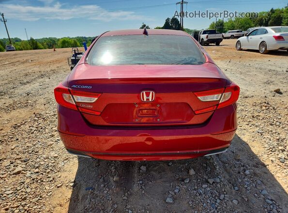 1HGCV1F1XJA021200 2018 HONDA ACCORD Burgundy უკანა ხედი