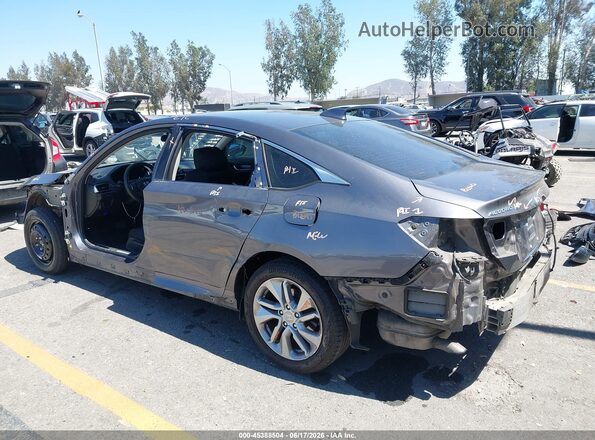 1HGCV1F1XJA057632 2018 HONDA ACCORD Gray Հետևի ձախ