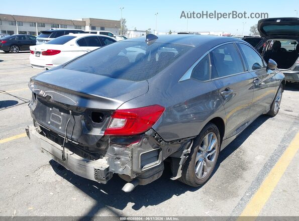 1HGCV1F1XJA057632 2018 HONDA ACCORD Gray Հետևի աջ