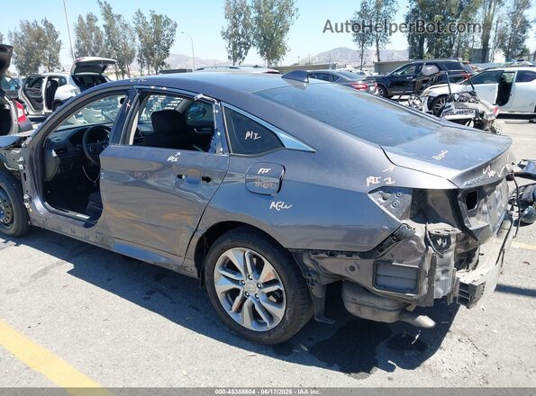 1HGCV1F1XJA057632 2018 HONDA ACCORD Gray 