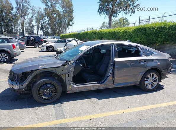 1HGCV1F1XJA057632 2018 HONDA ACCORD Gray 