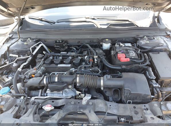 1HGCV1F1XJA057632 2018 HONDA ACCORD Gray Հետևի տեսք