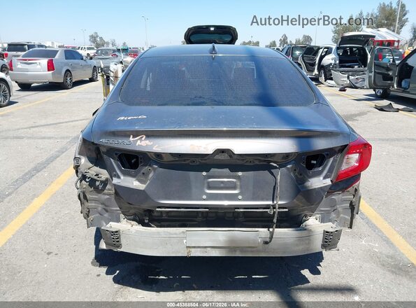 1HGCV1F1XJA057632 2018 HONDA ACCORD Gray 