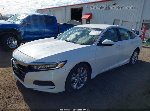 1HGCV1F1XJA103685 2018 HONDA ACCORD White Front left