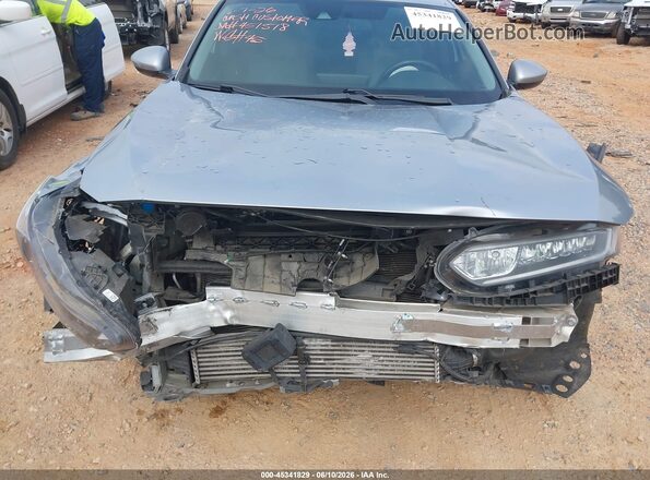 1HGCV1F1XJA202796 2018 HONDA ACCORD Silver Вид спереду