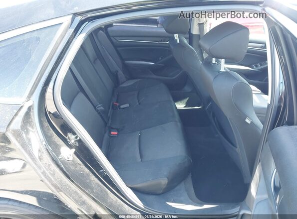 1HGCV1F1XJA258981 2018 HONDA ACCORD Black Vista de la etiqueta del VIN