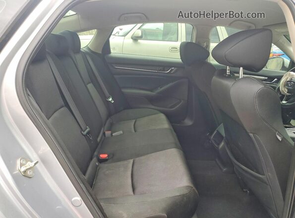 1HGCV1F1XKA010926 2019 HONDA ACCORD Silver Rear seats view