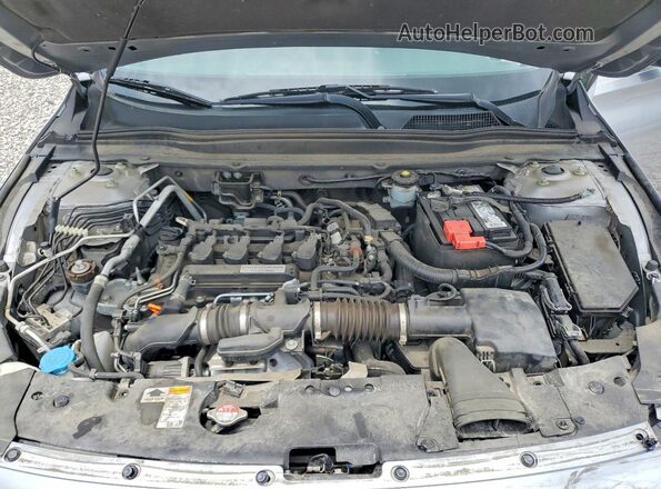 1HGCV1F1XKA010926 2019 HONDA ACCORD Silver Rear interior view