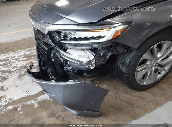 1HGCV1F1XKA047832 2019 HONDA ACCORD Gray Vista frontal