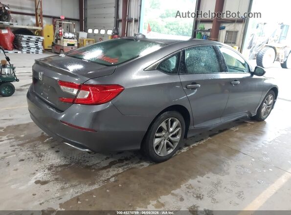 1HGCV1F1XKA047832 2019 HONDA ACCORD Gray Trasero derecho