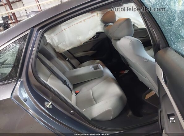 1HGCV1F1XKA047832 2019 HONDA ACCORD Gray Vista de la etiqueta del VIN