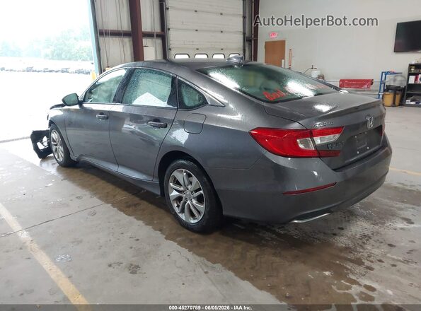1HGCV1F1XKA047832 2019 HONDA ACCORD Gray Trasero izquierdo