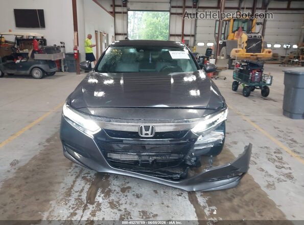 1HGCV1F1XKA047832 2019 HONDA ACCORD Gray Vista del cuadro de instrumentos