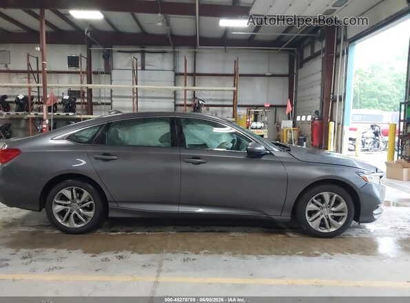 1HGCV1F1XKA047832 2019 HONDA ACCORD Gray Vista interior trasera