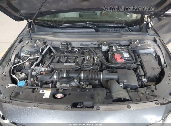 1HGCV1F1XKA047832 2019 HONDA ACCORD Gray Vista trasera