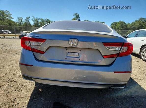 1HGCV1F1XKA087179 2019 HONDA ACCORD Silver უკანა ხედი