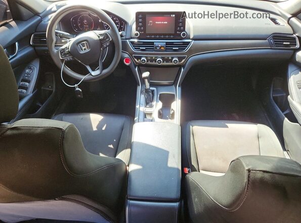 1HGCV1F1XKA087179 2019 HONDA ACCORD Silver წინა პანელის ხედი