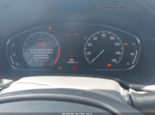 1HGCV1F1XKA110184 2019 HONDA ACCORD Silver Widok tylnych siedzeń