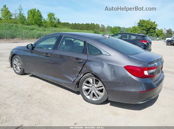 1HGCV1F1XKA130404 2019 HONDA ACCORD Gray Rear left