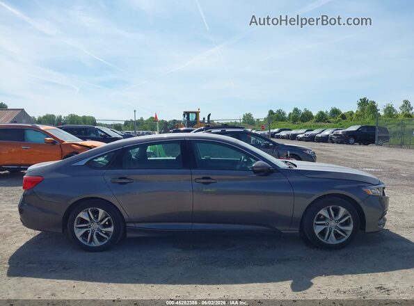 1HGCV1F1XKA130404 2019 HONDA ACCORD Gray Rear interior view
