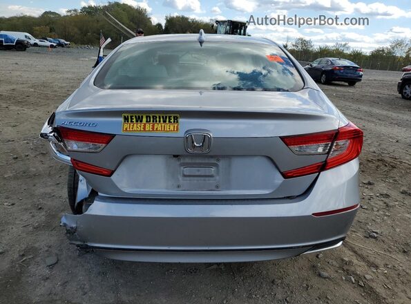 1HGCV1F1XKA156775 2019 HONDA ACCORD Silver Vista trasera