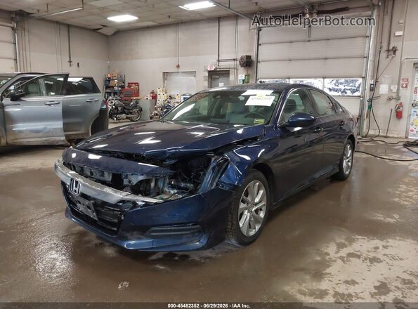 1HGCV1F1XLA106914 2020 HONDA ACCORD Blue Առջևի ձախ երեք քառորդ տեսարան