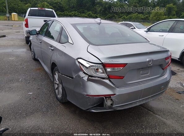 1HGCV1F1XMA011626 2021 HONDA ACCORD Silver Հետևի ձախ