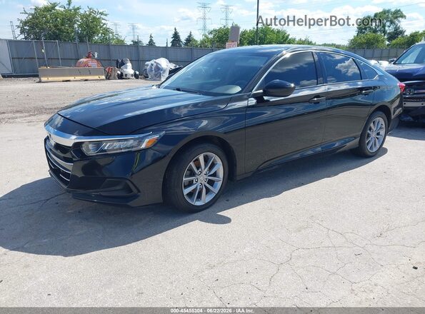 1HGCV1F1XMA017846 2021 HONDA ACCORD Black Vista tres cuartos delantera izquierda