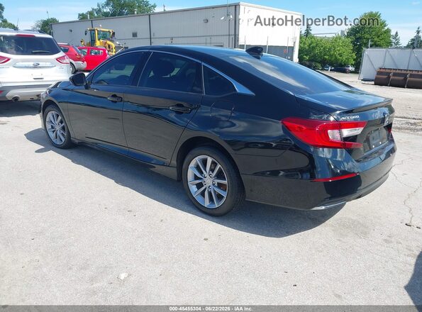 1HGCV1F1XMA017846 2021 HONDA ACCORD Black Trasero izquierdo
