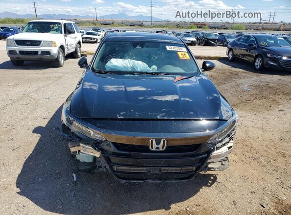 1HGCV1F30JA040985 2018 HONDA ACCORD Black 
