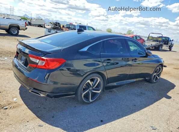 1HGCV1F30JA040985 2018 HONDA ACCORD Black 