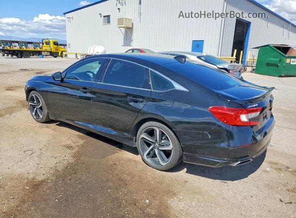 1HGCV1F30JA040985 2018 HONDA ACCORD Black 