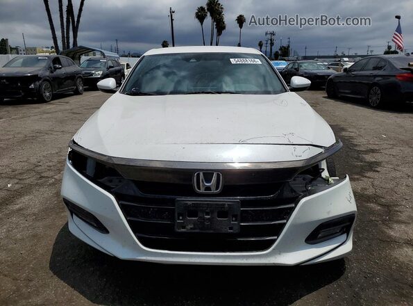 1HGCV1F30JA108721 2018 HONDA ACCORD White 