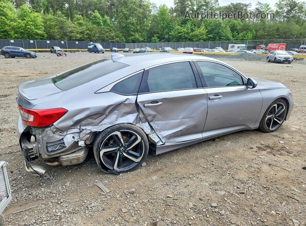 1HGCV1F30JA161659 2018 HONDA ACCORD Silver Rear right