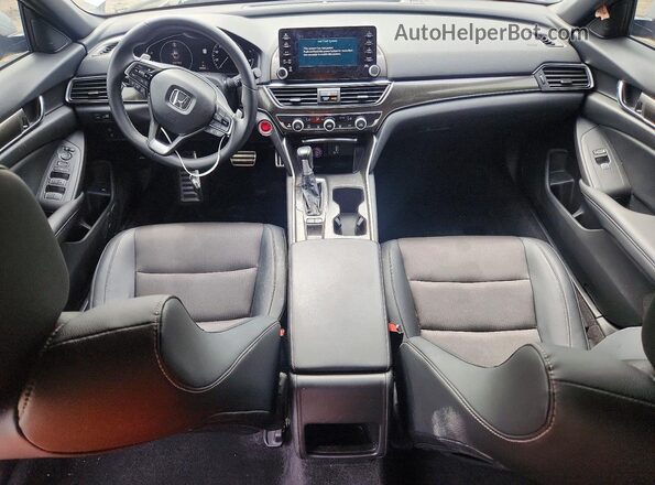 1HGCV1F30JA161659 2018 HONDA ACCORD Silver Dashboard view